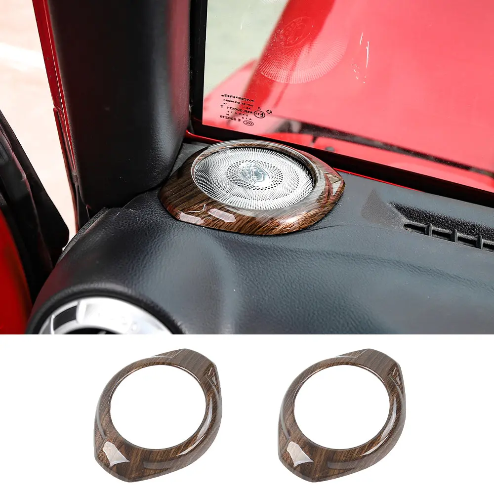 For 2015-2018 Jeep Wrangler JK JKU A Pillar Dashboard Panel Speaker Trim Cover - Image 13