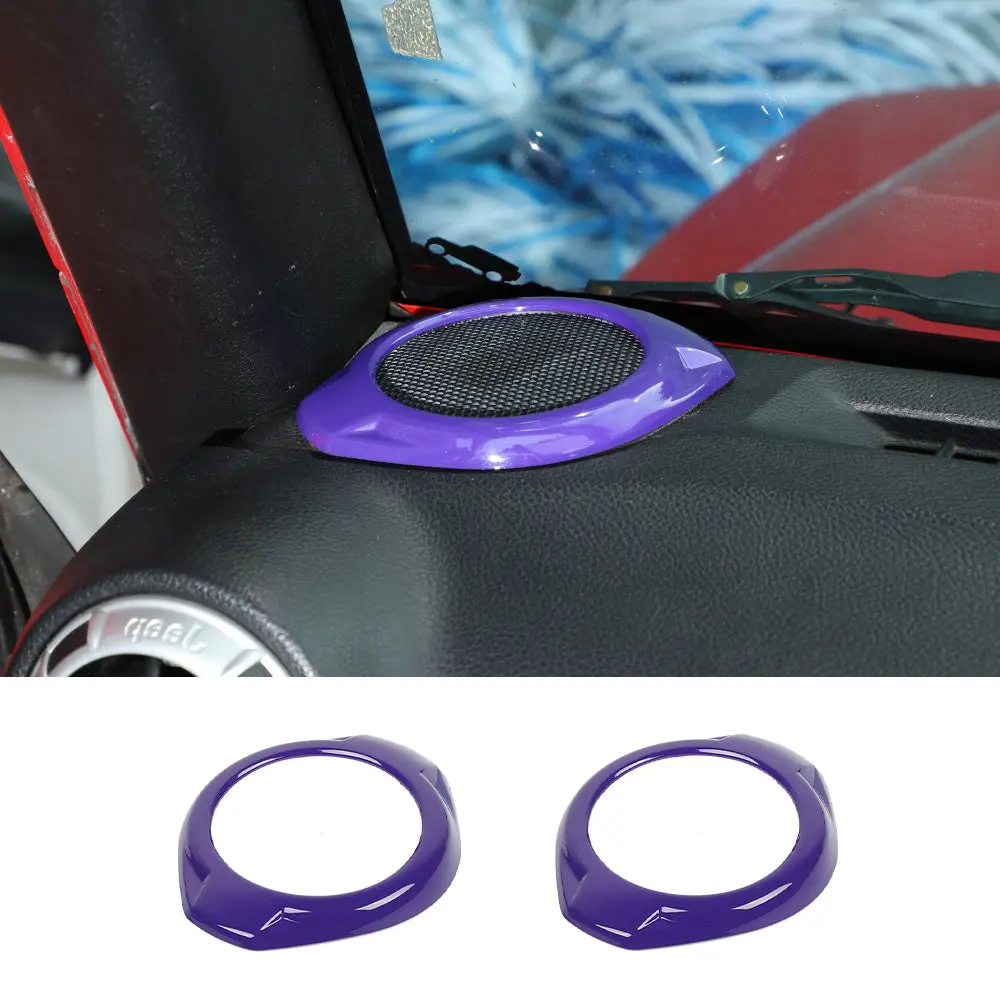 For 2015-2018 Jeep Wrangler JK JKU A Pillar Dashboard Panel Speaker Trim Cover - Image 14