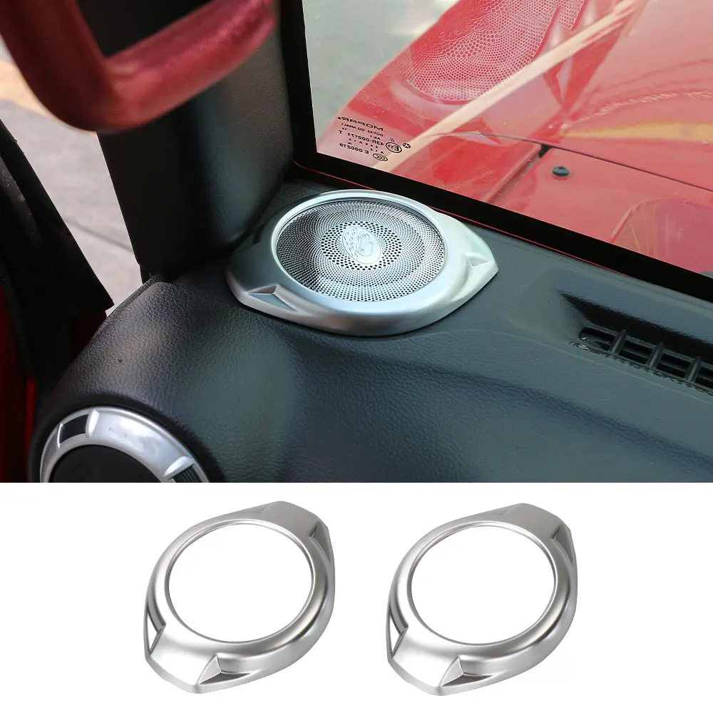 For 2015-2018 Jeep Wrangler JK JKU A Pillar Dashboard Panel Speaker Trim Cover - Image 16