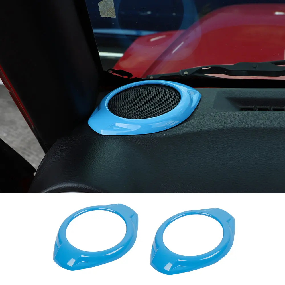 For 2015-2018 Jeep Wrangler JK JKU A Pillar Dashboard Panel Speaker Trim Cover - Image 21
