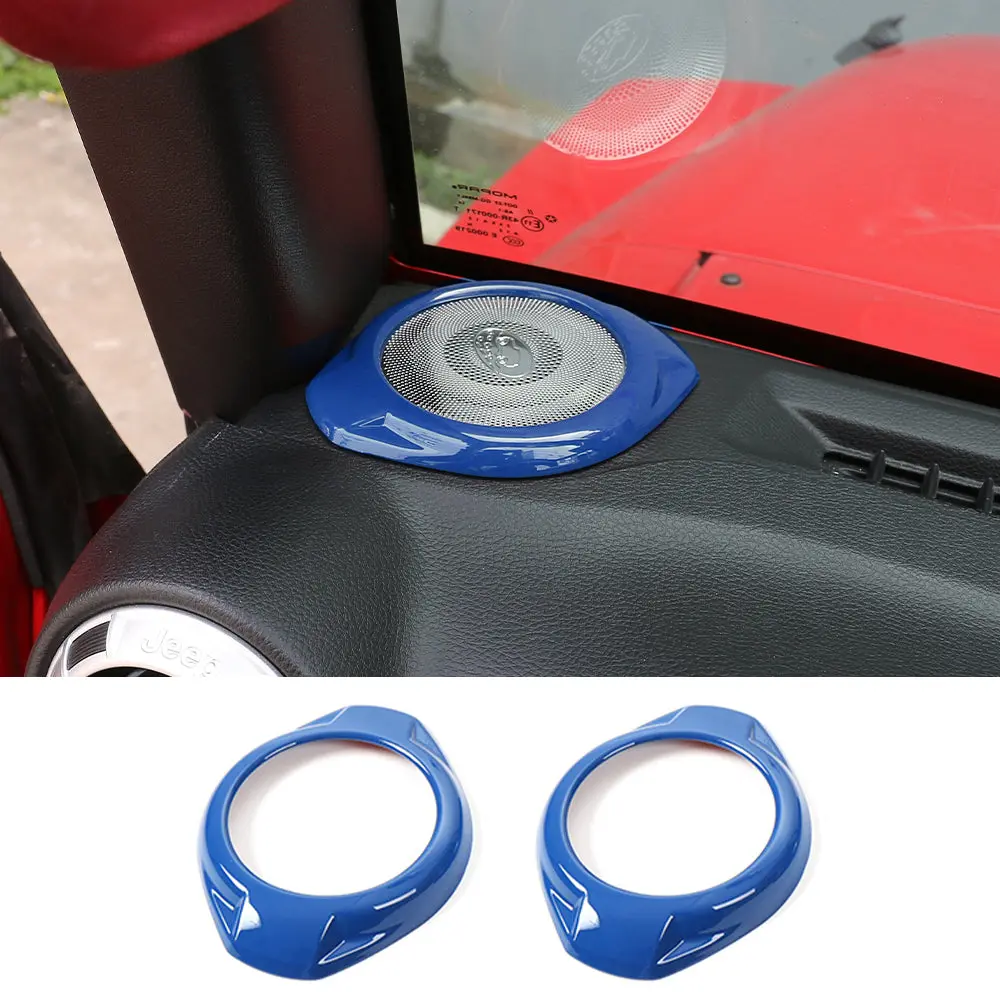 For 2015-2018 Jeep Wrangler JK JKU A Pillar Dashboard Panel Speaker Trim Cover - Image 22