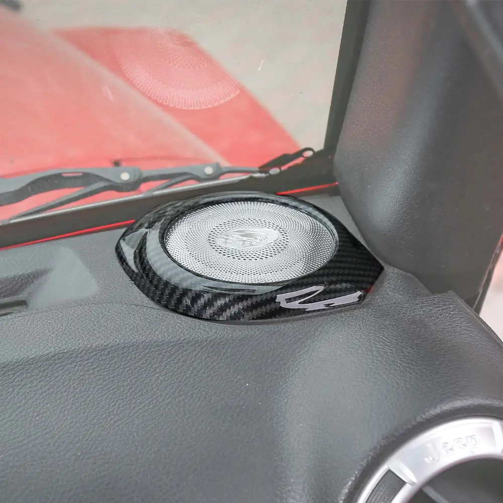 For 2015-2018 Jeep Wrangler JK JKU A Pillar Dashboard Panel Speaker Trim Cover - Image 3