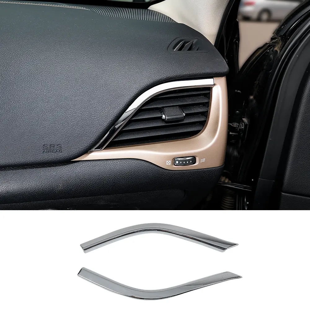 For 2014-2018 Jeep Cherokee Interior Dashboard Air Vent Outlet Trim - Image 13