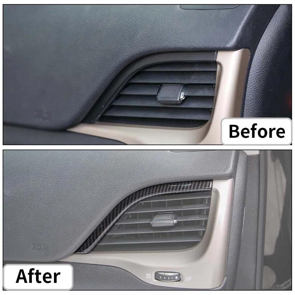 For 2014-2018 Jeep Cherokee Interior Dashboard Air Vent Outlet Trim - Image 3