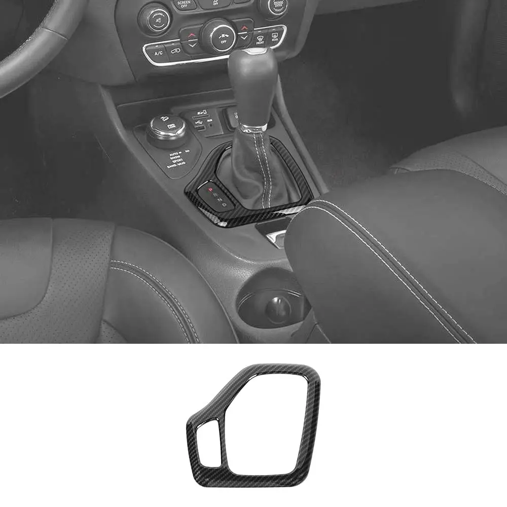 For 2014-2018 Jeep Cherokee Center Console Gear Shift Frame Trim - Image 11