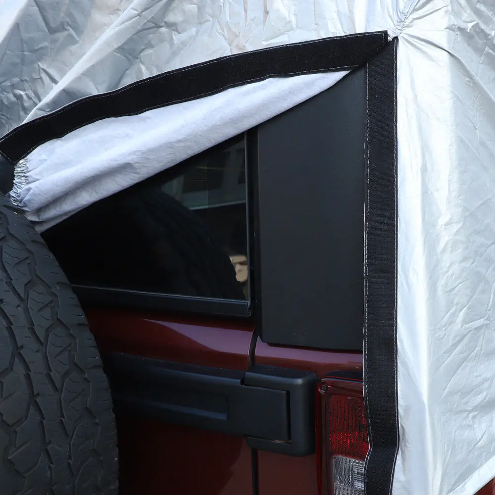 For Jeep Wrangler JK JL 2Door Car Rain Snow Cover Windproof Dustproof UV Protection Sunshade - Image 6