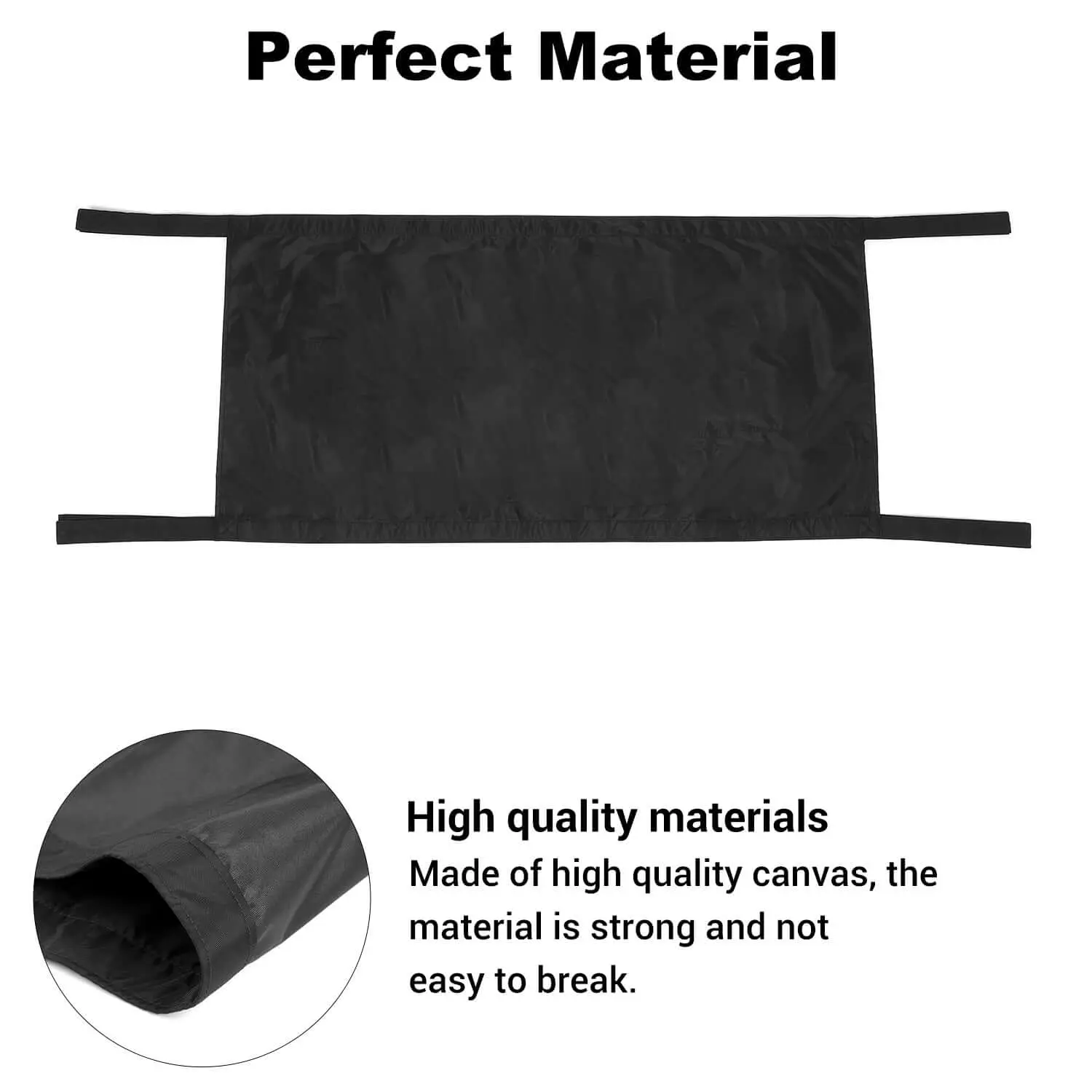 For Jeep Wrangler YJ TJ JK JKU JL JLU JT Car Roof Hammock Cargo Net Sunshade - Image 8