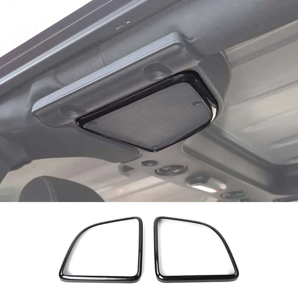 For 2015-2018 Jeep Wrangler JK JKU Car Roof Speaker Cover Frame Trim