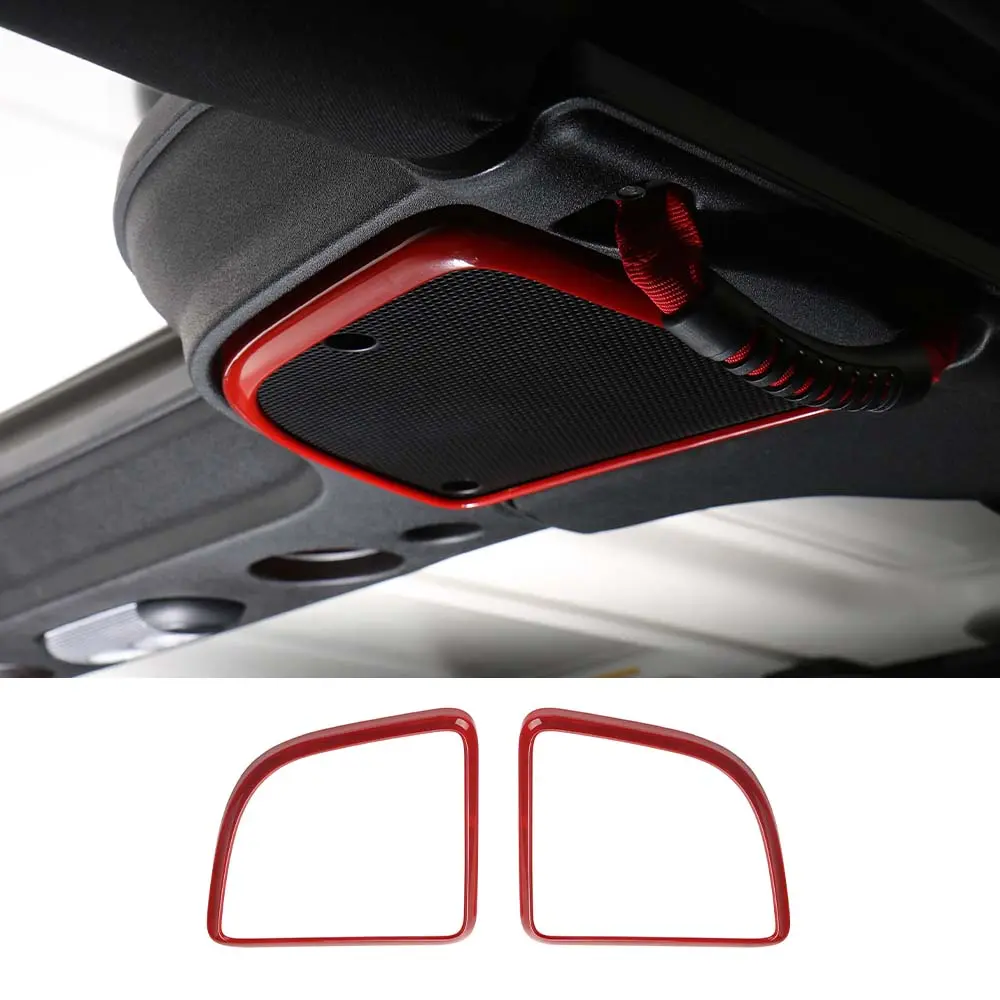 For 2015-2018 Jeep Wrangler JK JKU Car Roof Speaker Cover Frame Trim - Image 12