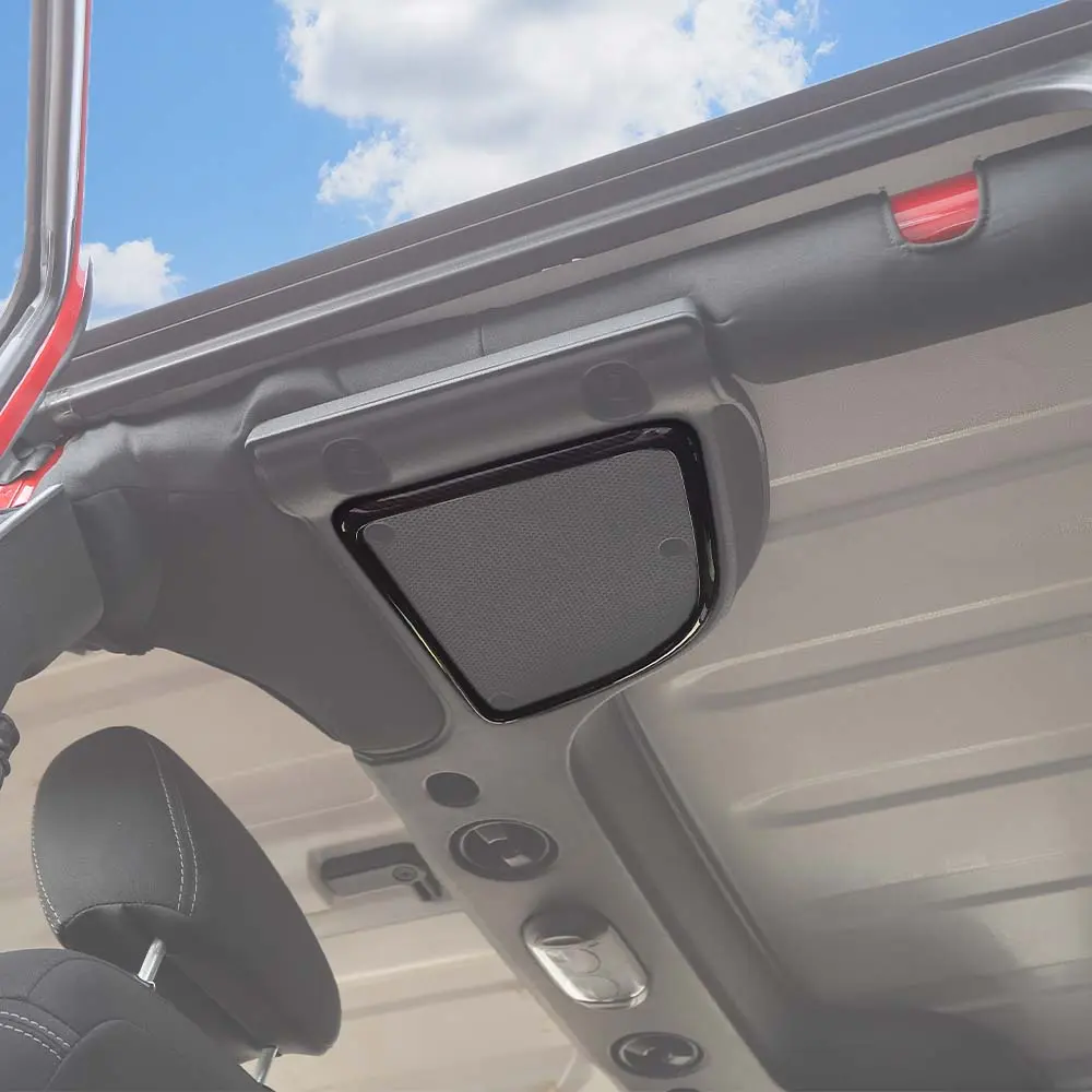 For 2015-2018 Jeep Wrangler JK JKU Car Roof Speaker Cover Frame Trim - Image 4