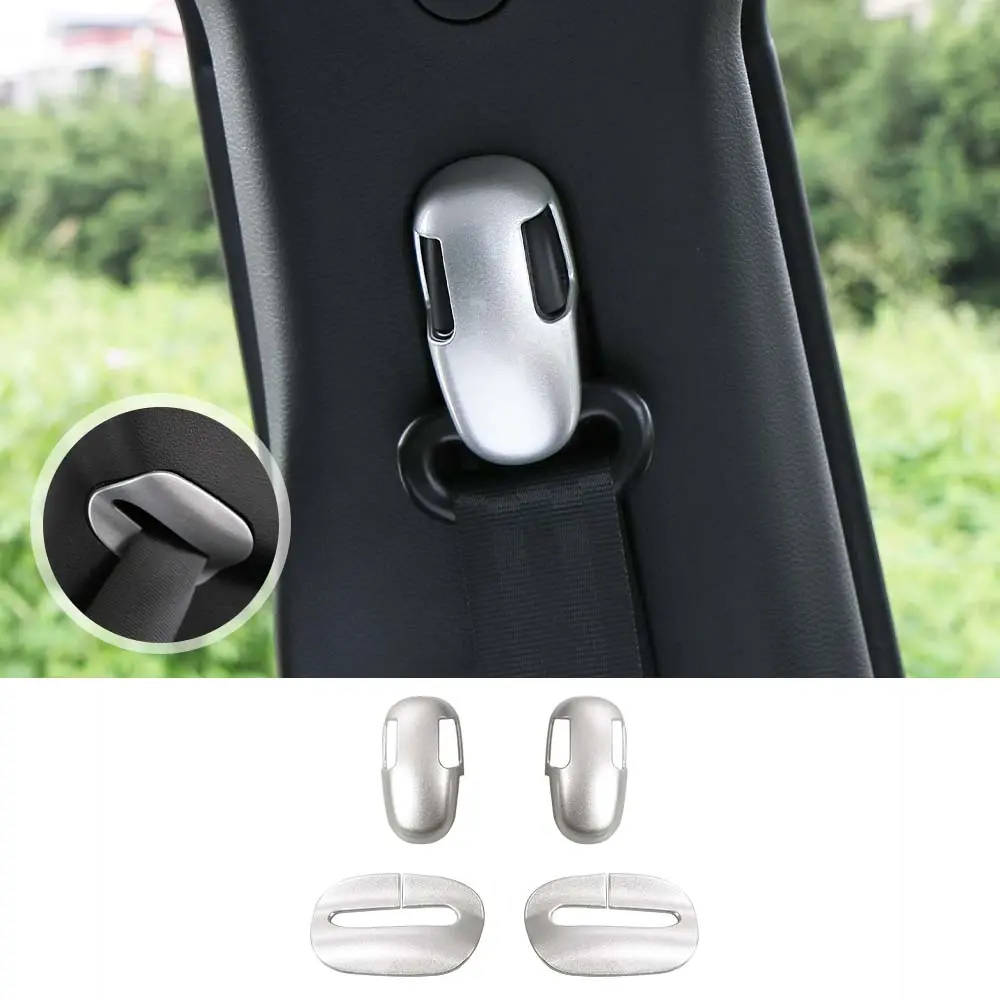For 2015+ Jeep Renegade Car Safety Seat Belt Buckle Decor Cover Trim