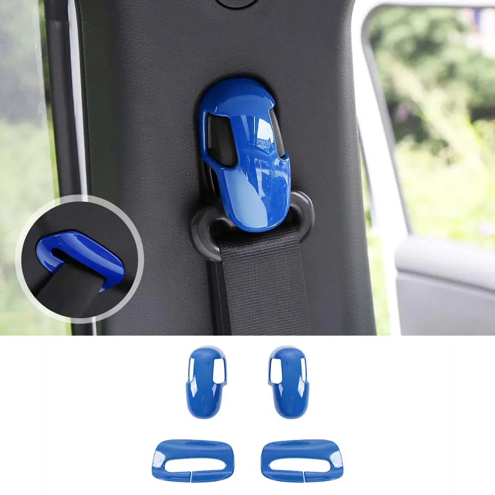 For 2015+ Jeep Renegade Car Safety Seat Belt Buckle Decor Cover Trim - Image 10