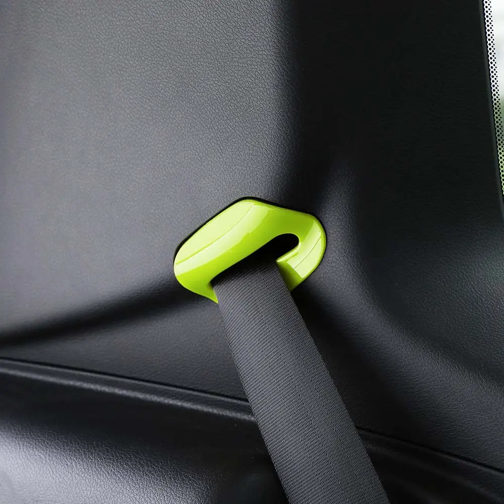 For 2015+ Jeep Renegade Car Safety Seat Belt Buckle Decor Cover Trim - Image 4