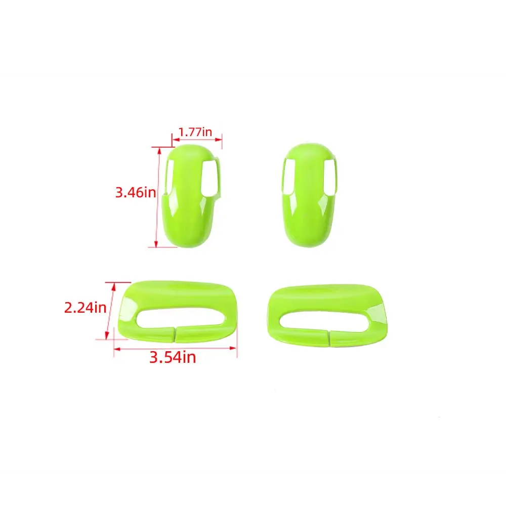 For 2015+ Jeep Renegade Car Safety Seat Belt Buckle Decor Cover Trim - Image 7