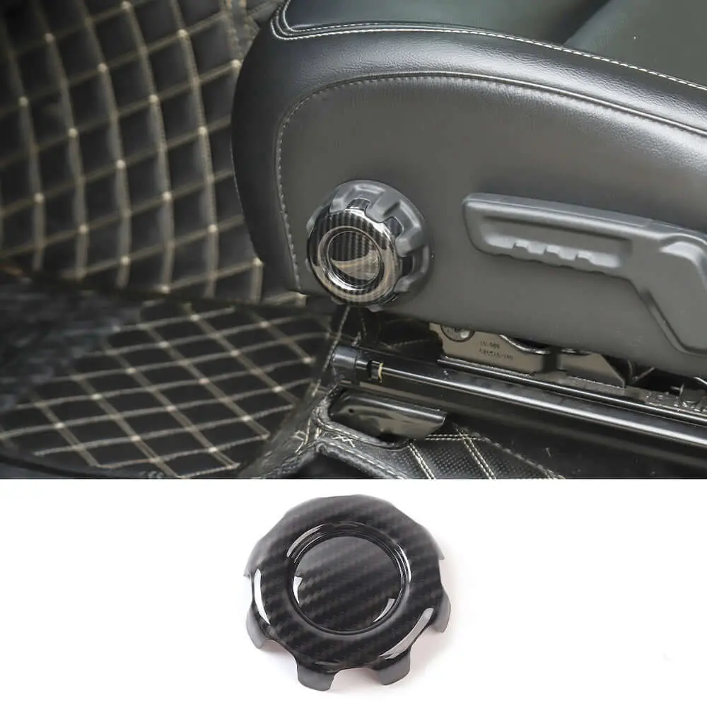 For 2018+ Jeep Wrangler JL Gladiator JT Seat Adjustment Knob Cover Trim
