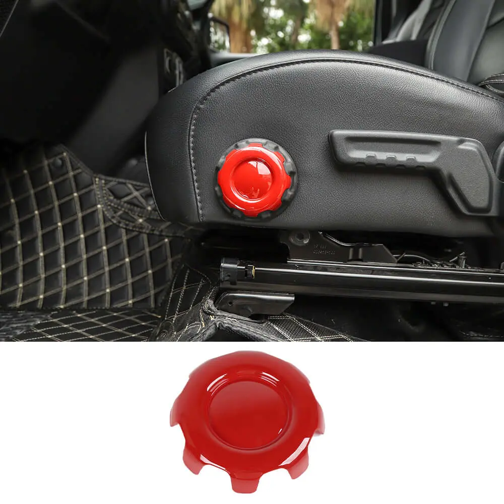 For 2018+ Jeep Wrangler JL Gladiator JT Seat Adjustment Knob Cover Trim - Image 7