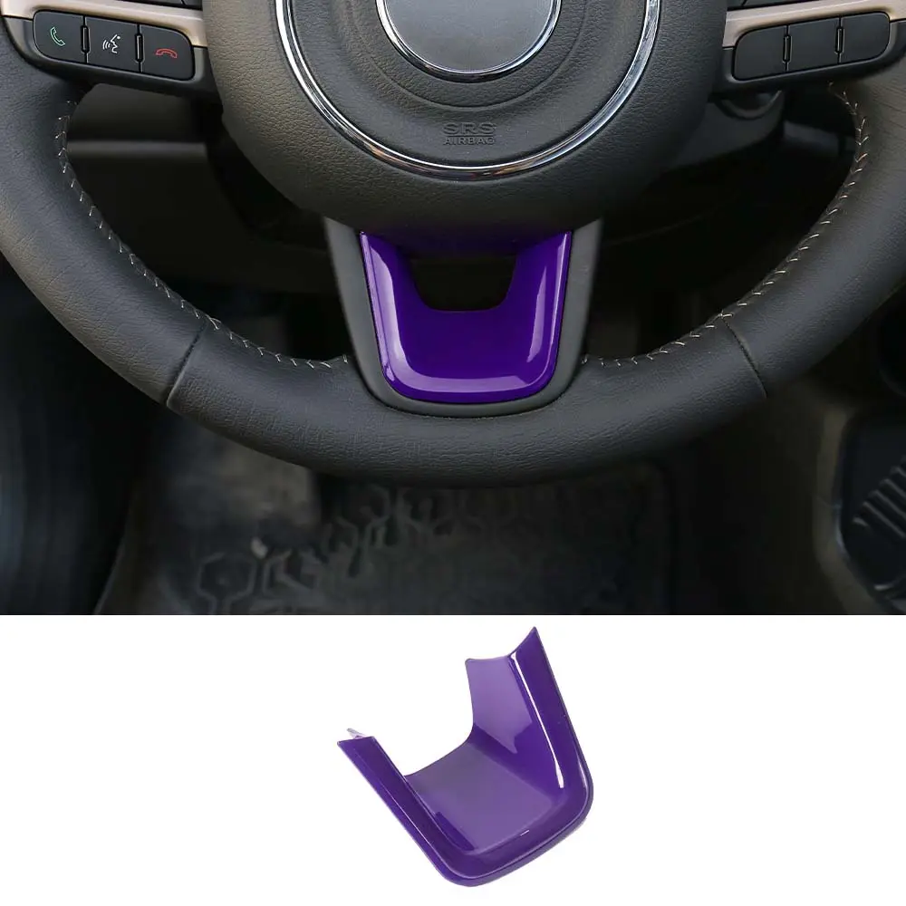 For Jeep 2015+ Renegade/ 2017-2020 Compass Steering Wheel U-Shaped Decoration Cover Trim - Image 25