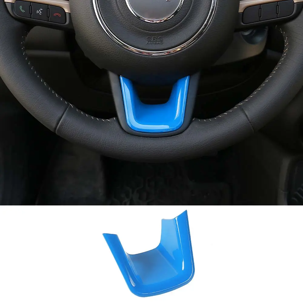 For Jeep 2015+ Renegade/ 2017-2020 Compass Steering Wheel U-Shaped Decoration Cover Trim - Image 29