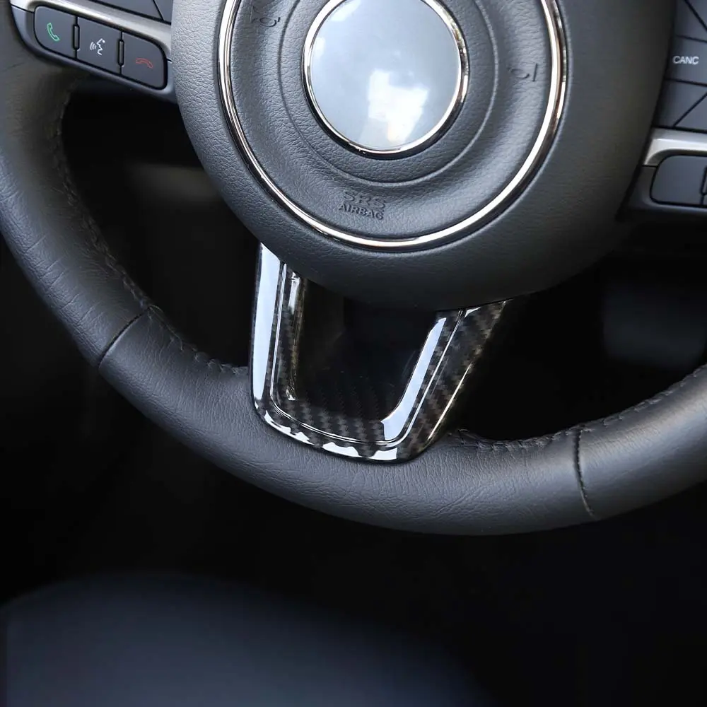 For Jeep 2015+ Renegade/ 2017-2020 Compass Steering Wheel U-Shaped Decoration Cover Trim - Image 5
