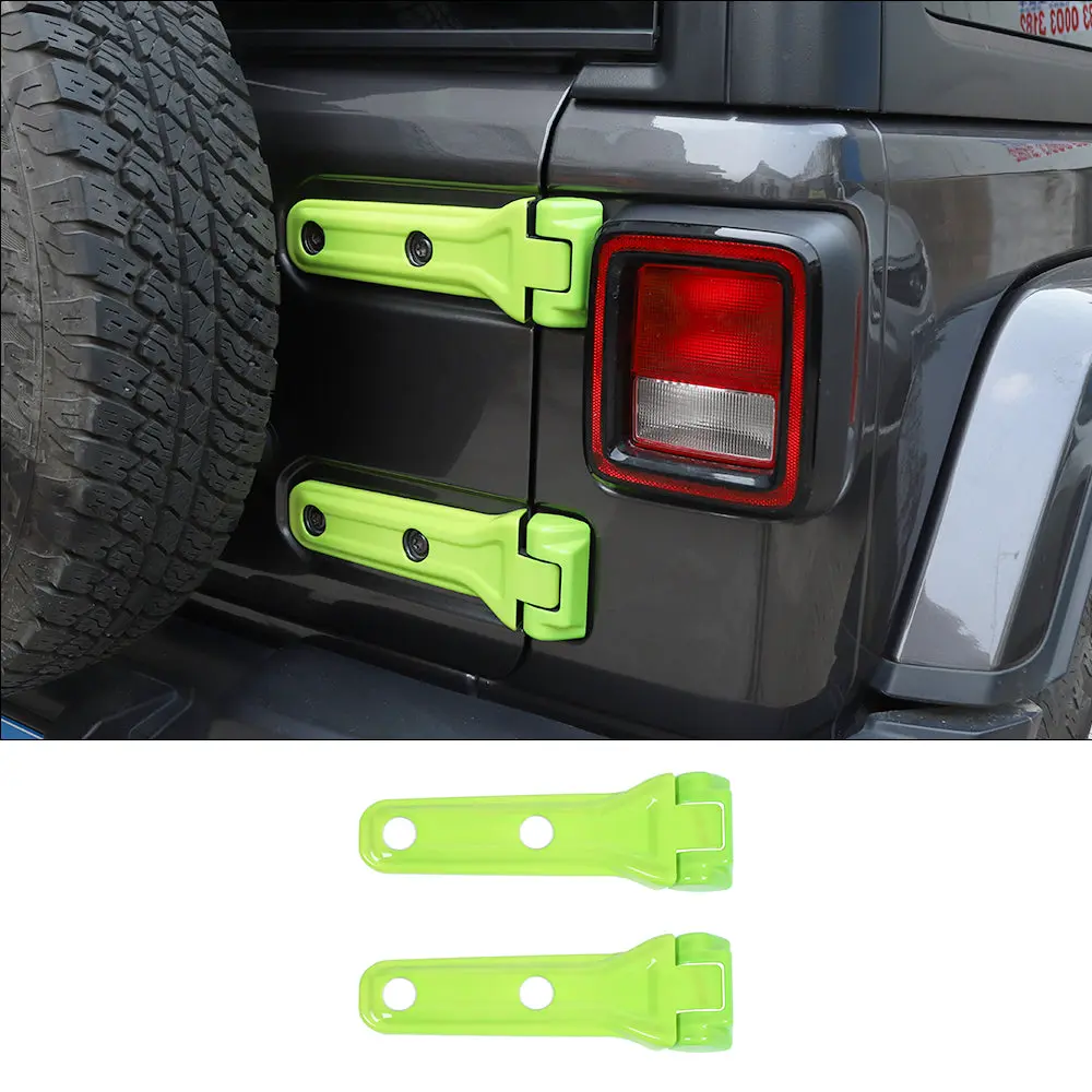 For 2018+ Jeep Wrangler JL Car Exterior Tailgate Hinge Cover Trim - Image 15