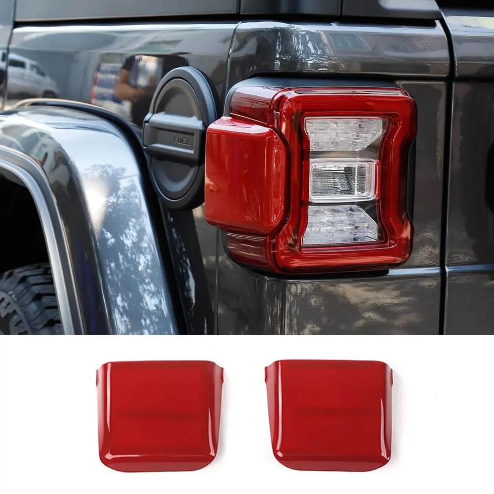 For 2018+ Jeep Wrangler JL JLU Car Taillight Rear Lamp Panel Trim Decor Cover - Image 10