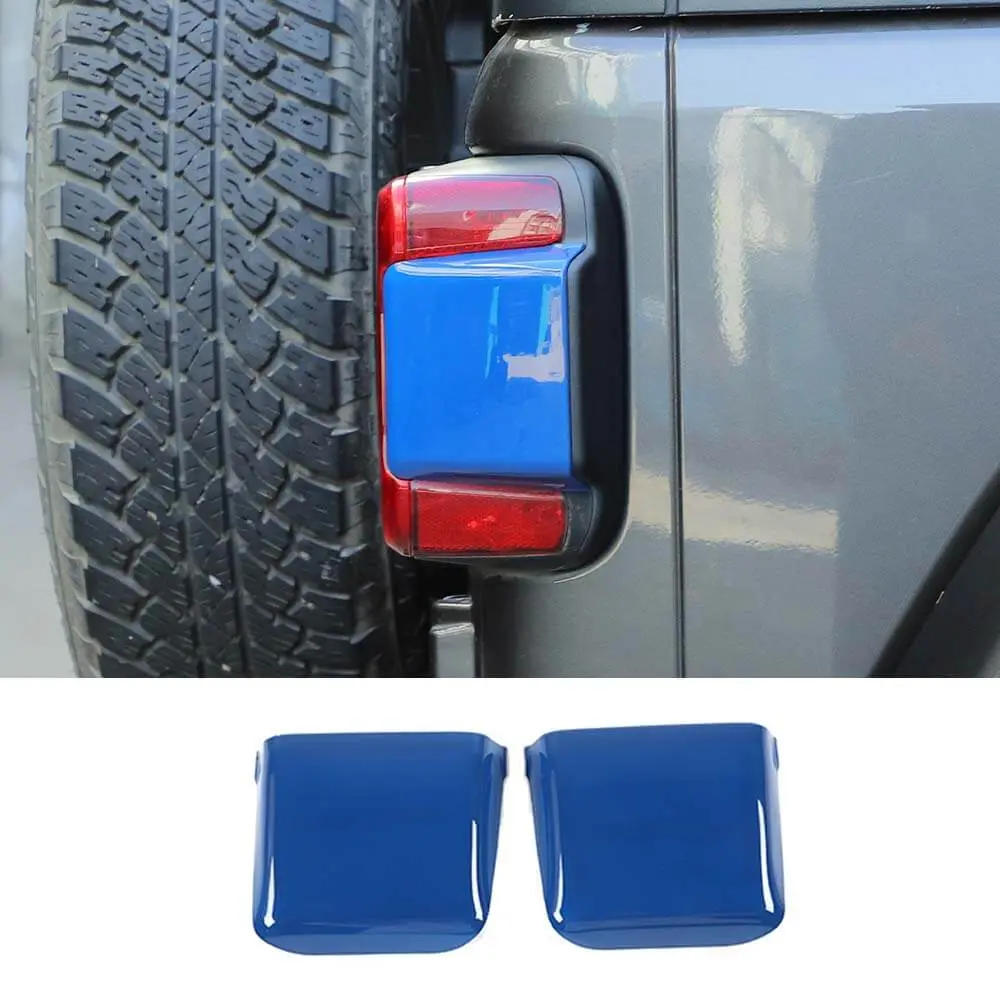 For 2018+ Jeep Wrangler JL JLU Car Taillight Rear Lamp Panel Trim Decor Cover - Image 12
