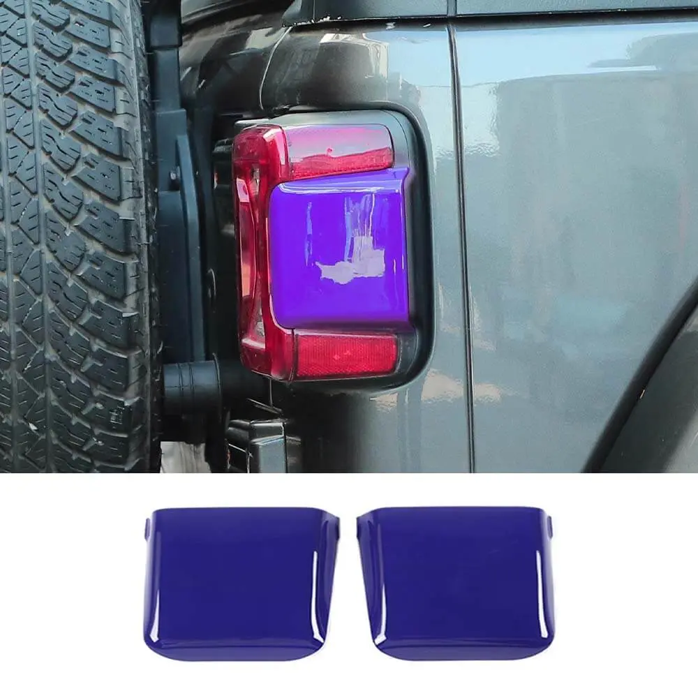For 2018+ Jeep Wrangler JL JLU Car Taillight Rear Lamp Panel Trim Decor Cover - Image 13