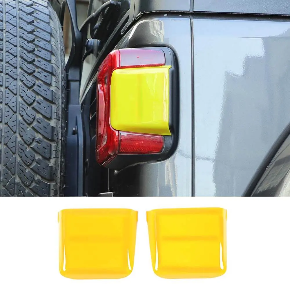 For 2018+ Jeep Wrangler JL JLU Car Taillight Rear Lamp Panel Trim Decor Cover - Image 14