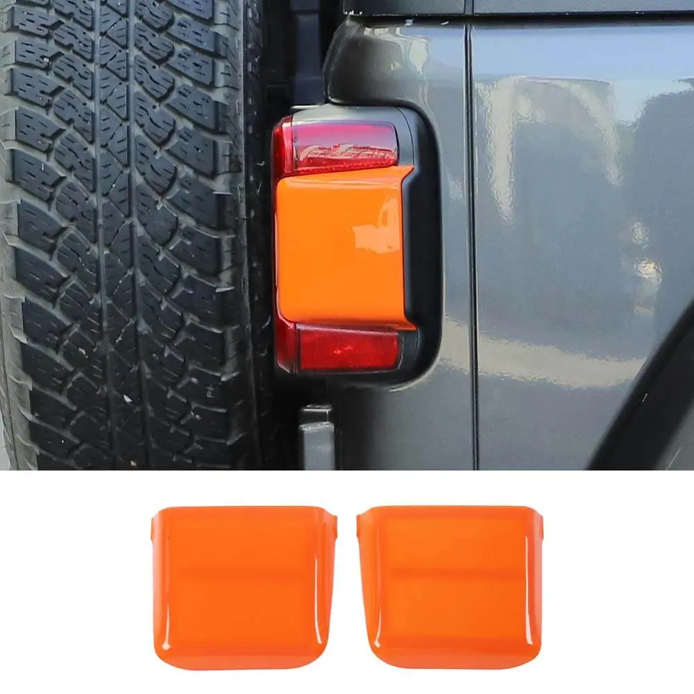 For 2018+ Jeep Wrangler JL JLU Car Taillight Rear Lamp Panel Trim Decor Cover - Image 15