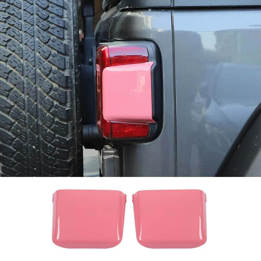 For 2018+ Jeep Wrangler JL JLU Car Taillight Rear Lamp Panel Trim Decor Cover - Image 16