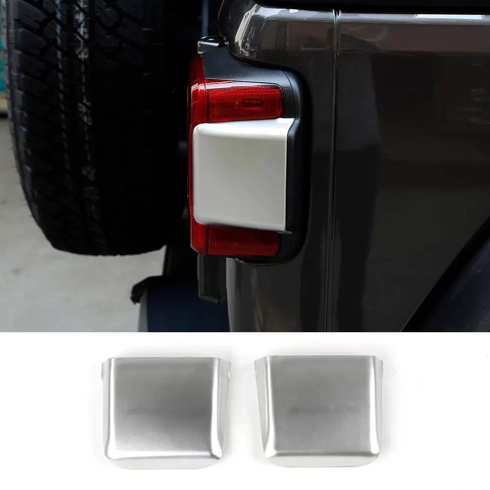 For 2018+ Jeep Wrangler JL JLU Car Taillight Rear Lamp Panel Trim Decor Cover - Image 17