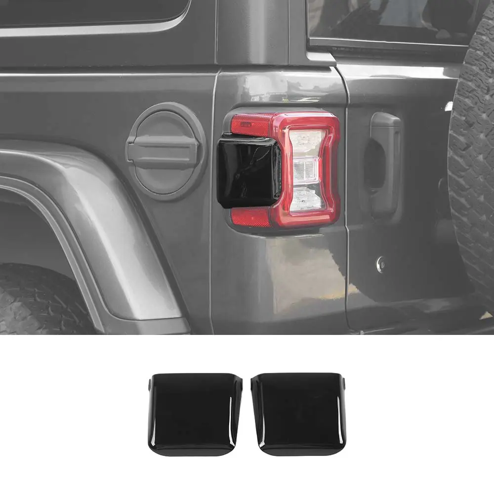 For 2018+ Jeep Wrangler JL JLU Car Taillight Rear Lamp Panel Trim Decor Cover - Image 18