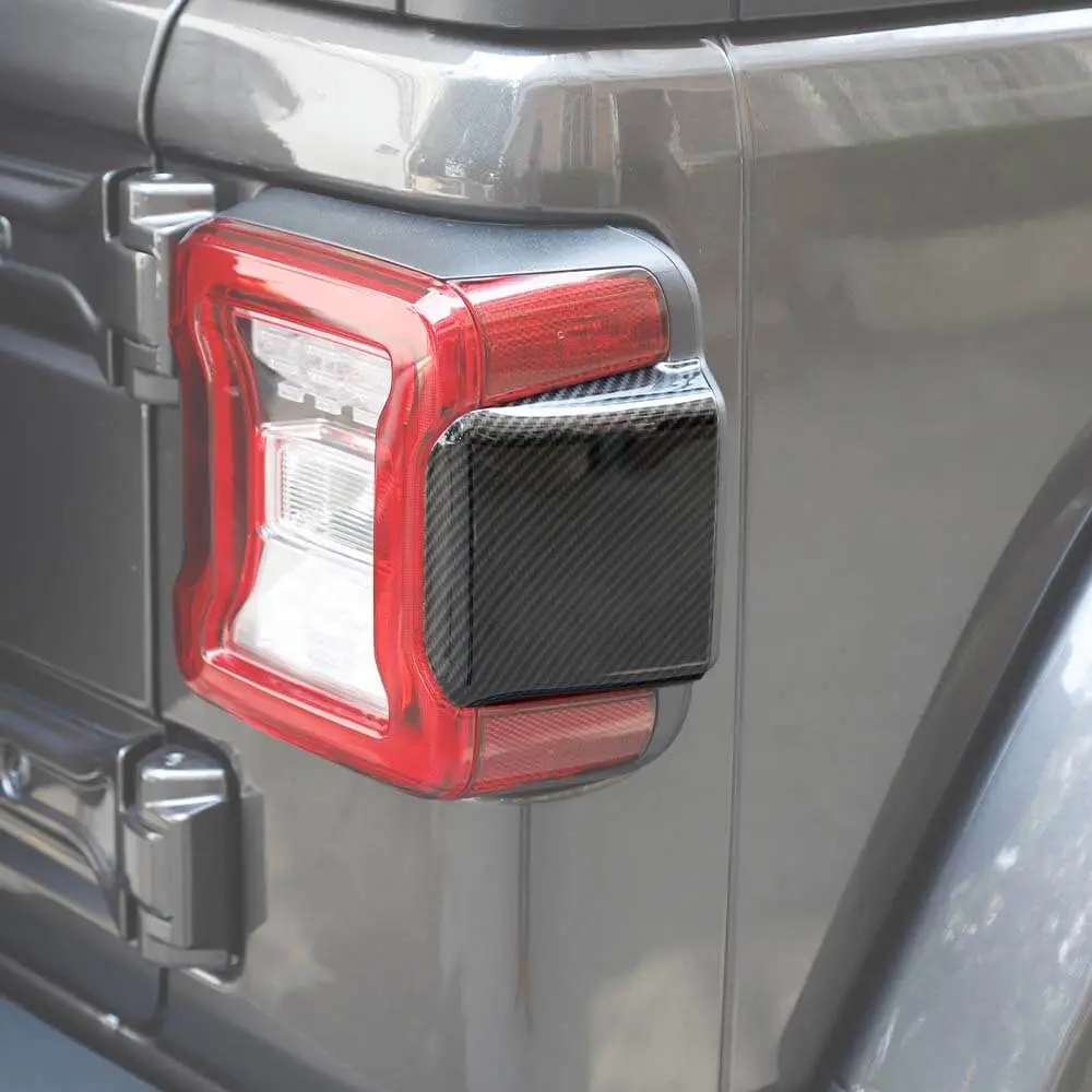 For 2018+ Jeep Wrangler JL JLU Car Taillight Rear Lamp Panel Trim Decor Cover - Image 6