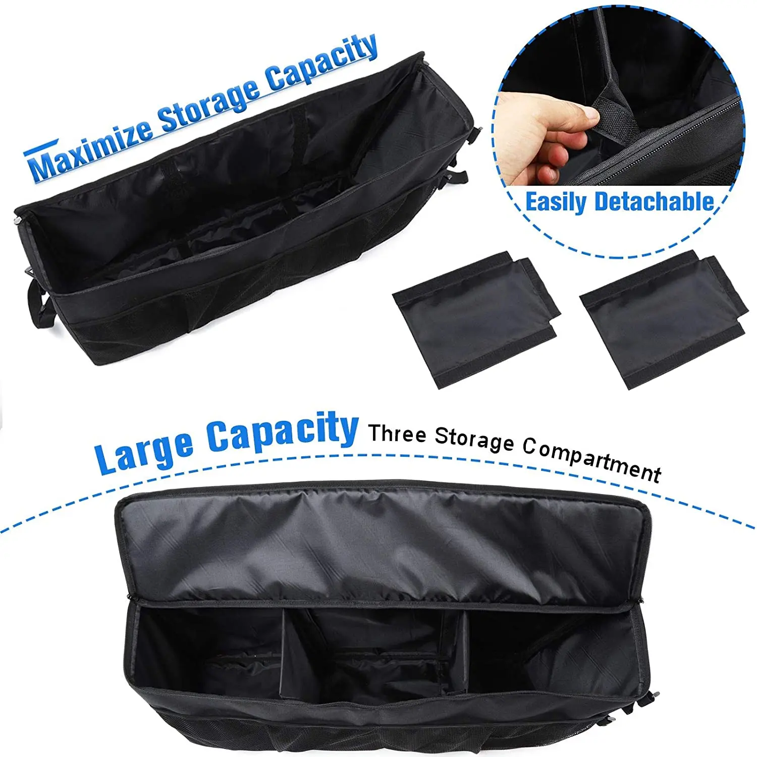 For 1997-2006 Jeep Wrangler TJ Trunk Storage Bag Organizer Bag Right Side - Image 3