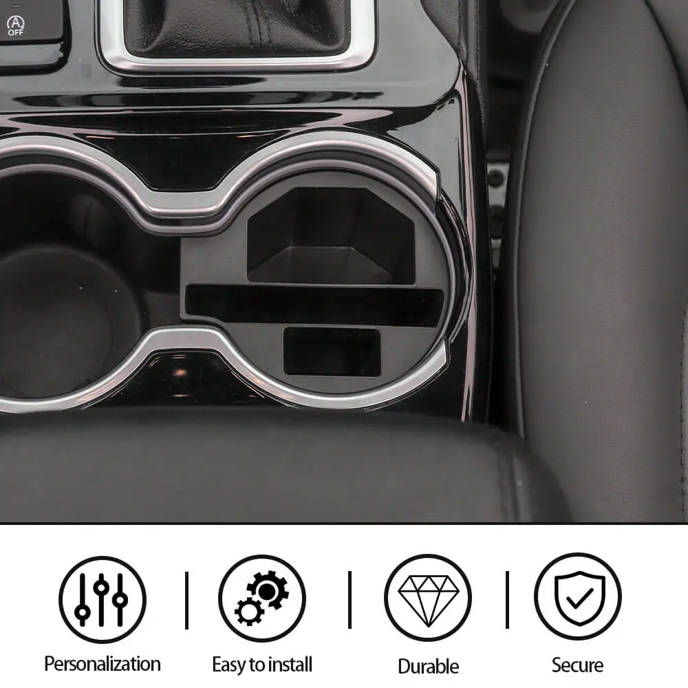 For Jeep Cherokee 2014+/Compass 2017-2020 Gear Shift Center Console Water Cup Holder Storage Box Compartment Organizer - Image 5