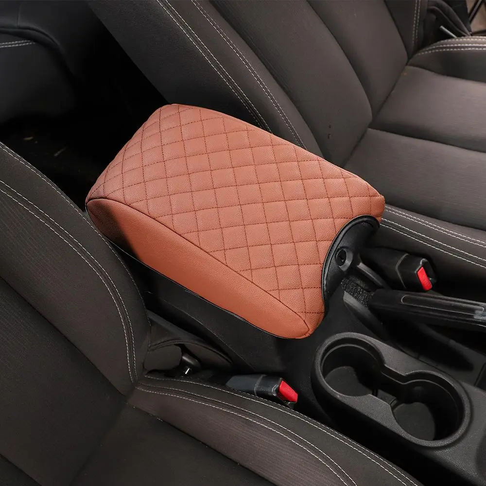 For 2011-2018 Jeep Wrangler JK Center Armrest Box Leather Case - Image 2