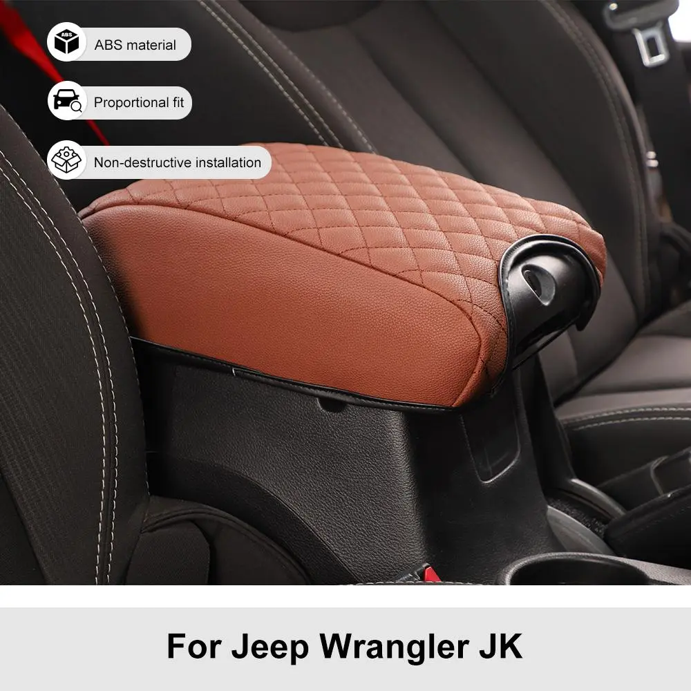 For 2011-2018 Jeep Wrangler JK Center Armrest Box Leather Case - Image 5