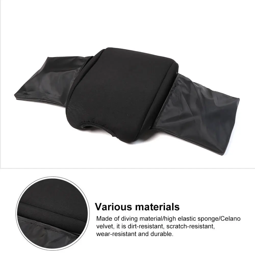 For 2018+ Jeep Wrangler JL & Gladiator JT Armrest Box Soft Cover Pad with Side Storage Pockets Bag - Image 7