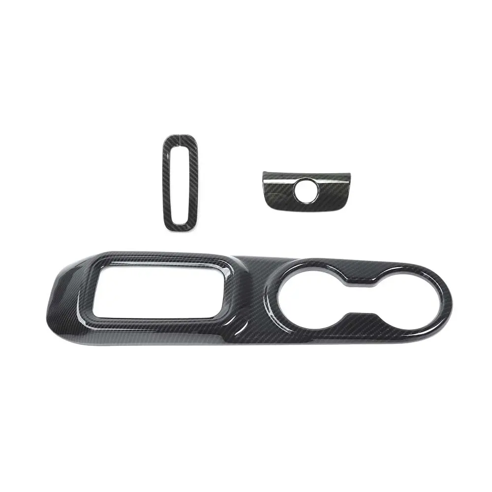 For 2011-2018 Jeep Wrangler JK JKU Center Console Armrest Cup Holder Gear Shift Trim - Image 7