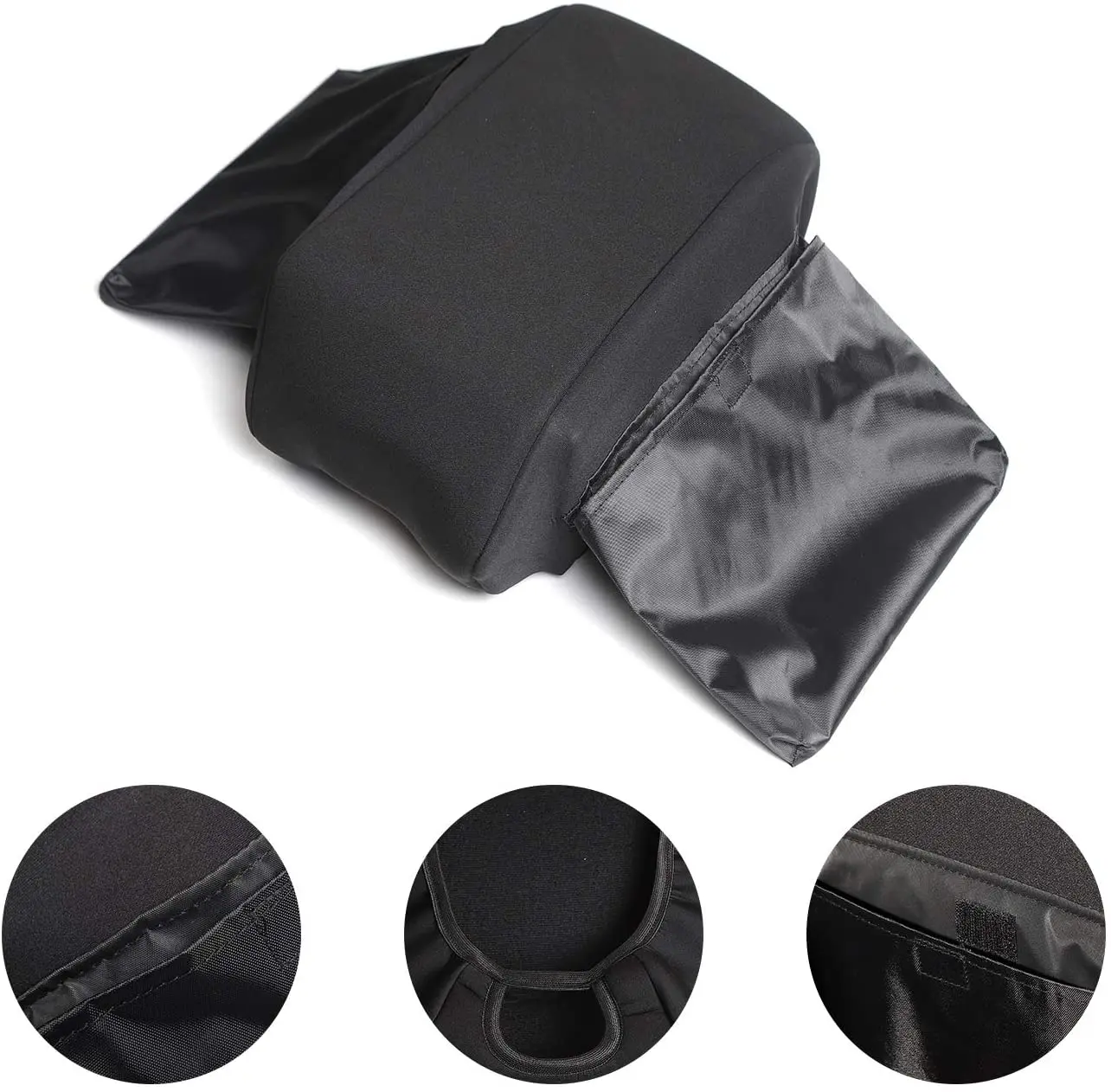 For 2011-2021 Jeep Grand Cherokee WK2 Center Armrest Pad Cover with Storage Bag - Image 5
