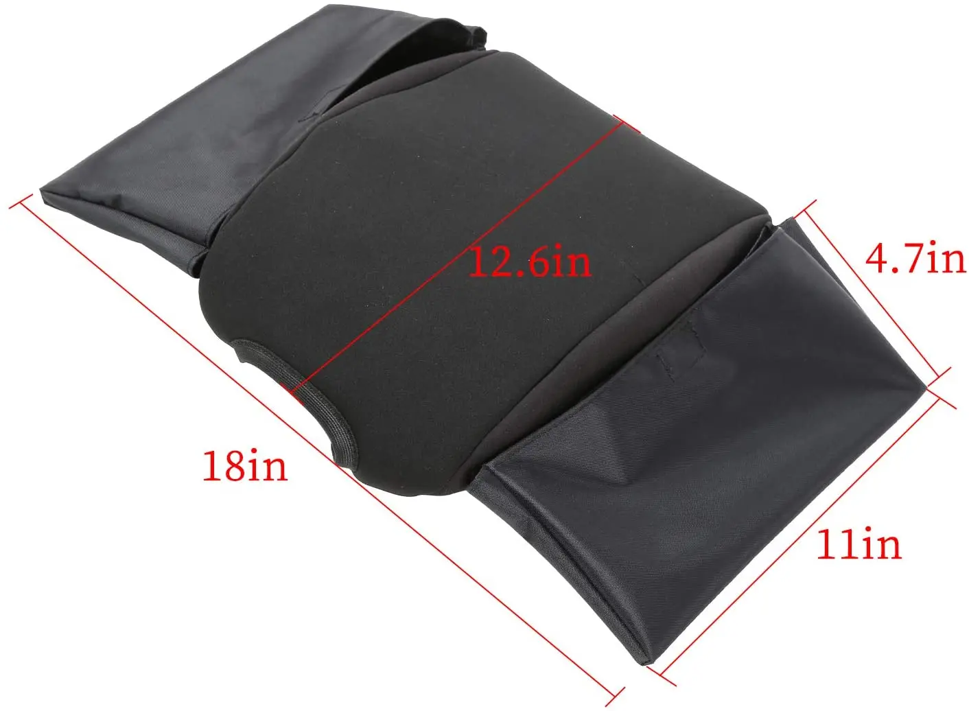 For 2011-2018 Jeep Wrangler JK JKU Center Console Armrest Pad Cover with Storage Bag - Image 3