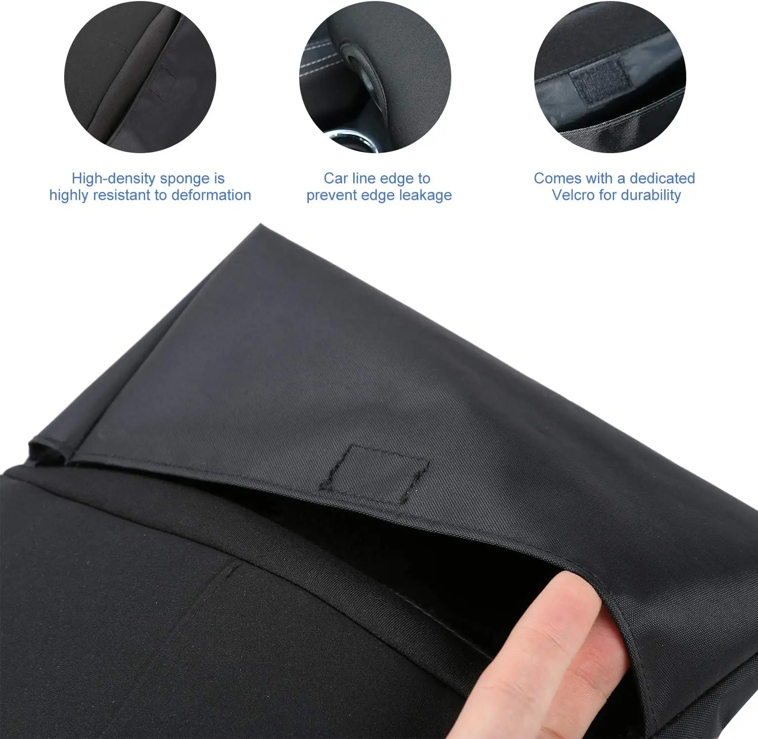 For 2011-2018 Jeep Wrangler JK JKU Center Console Armrest Pad Cover with Storage Bag - Image 4