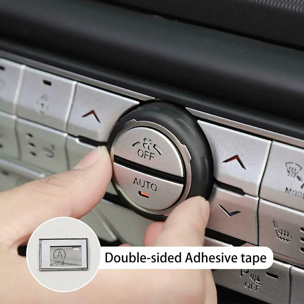 For 2018+ Jeep Wrangler JL JLU Center Console Button Decorative Cover Trim - Image 4