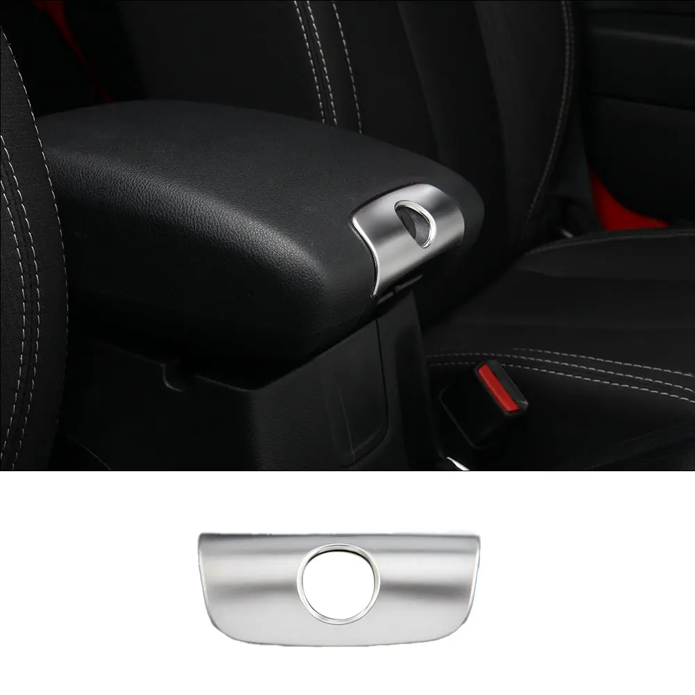 For 2011-2018 Jeep JK Wrangler&Unlimited Central Console Armrest Box Keyhole Cover Trim - Image 10