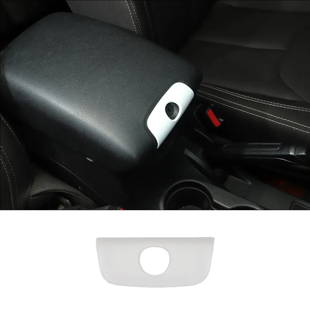 For 2011-2018 Jeep JK Wrangler&Unlimited Central Console Armrest Box Keyhole Cover Trim - Image 11