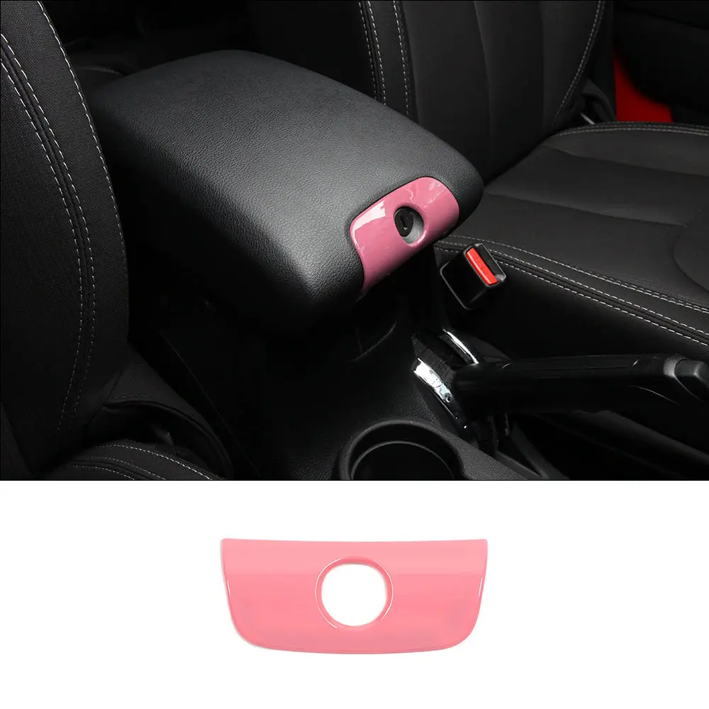 For 2011-2018 Jeep JK Wrangler&Unlimited Central Console Armrest Box Keyhole Cover Trim - Image 13