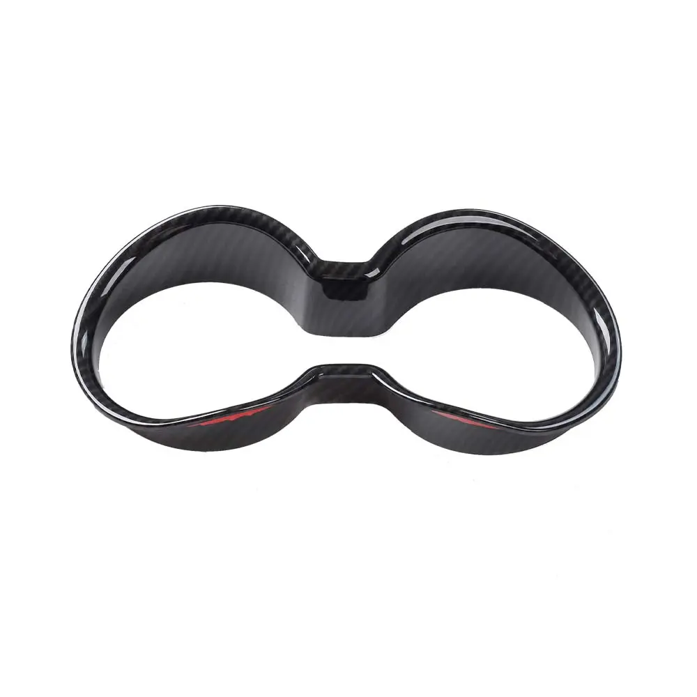 For 2014-2019 Jeep Cherokee Central Water Cup Holder Ring Decor Cover Trim - Image 8