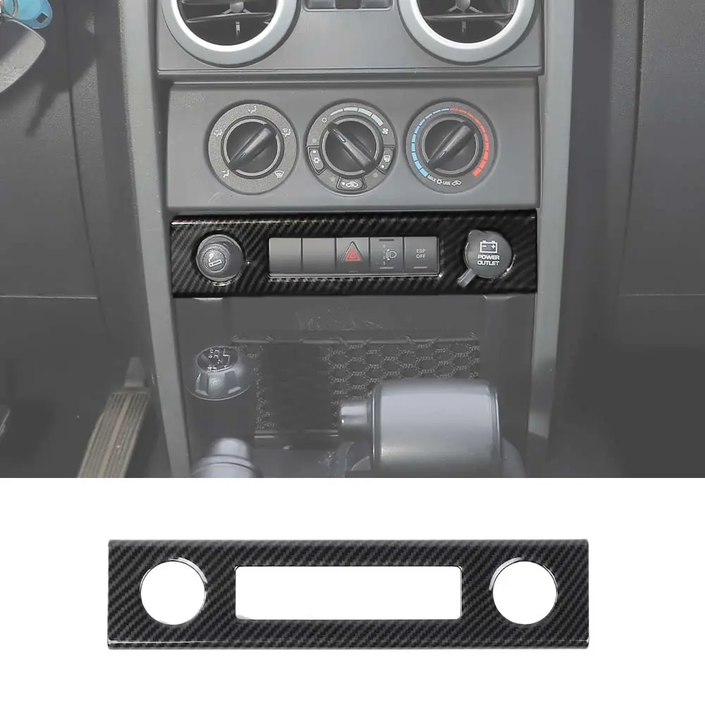 For 2007-2010 Jeep Wrangler JK JKU Cigarette Lighter Panel Trim Frame