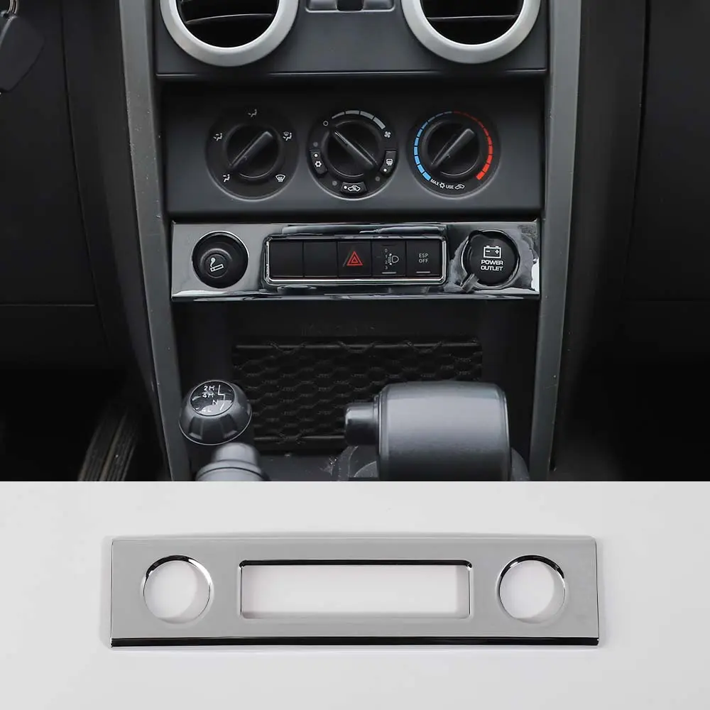 For 2007-2010 Jeep Wrangler JK JKU Cigarette Lighter Panel Trim Frame - Image 11