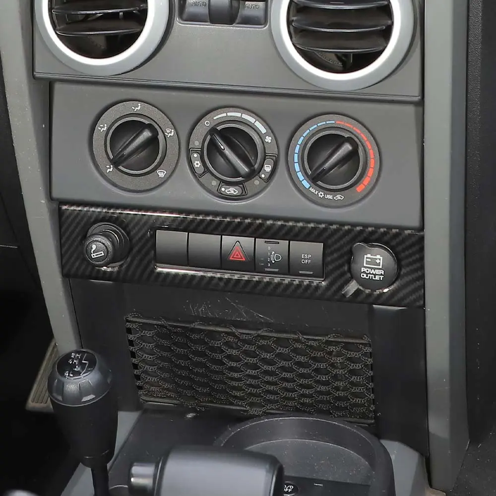 For 2007-2010 Jeep Wrangler JK JKU Cigarette Lighter Panel Trim Frame - Image 5